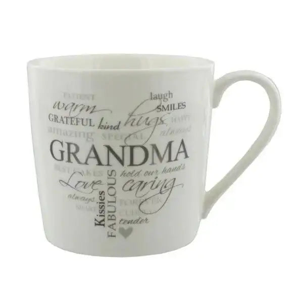 Heartfelt Moments Typography Mug - Grandma