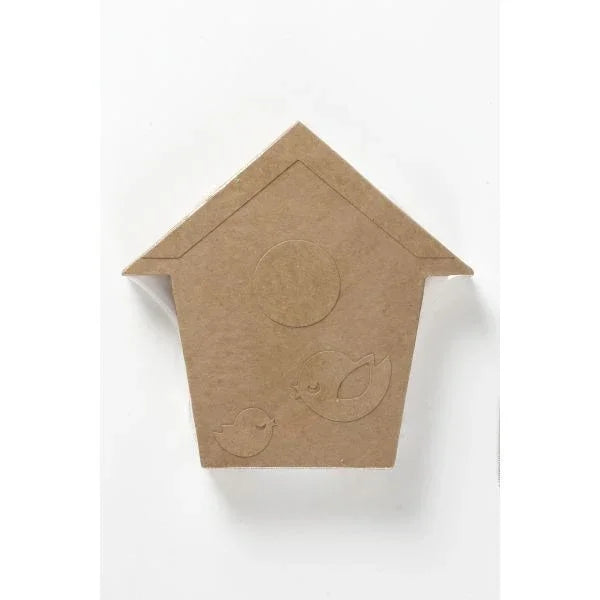 Bird House. H: 18 Cm. Depth 2.5 Cm. 1 Pc