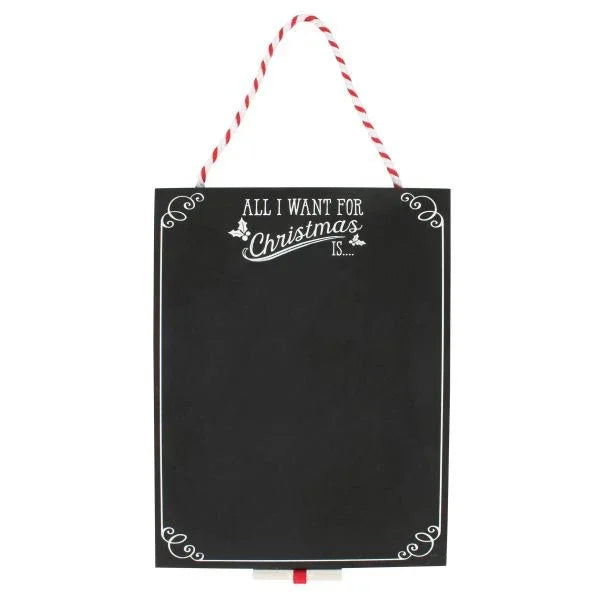 All I Want For Christmas Chalk Board