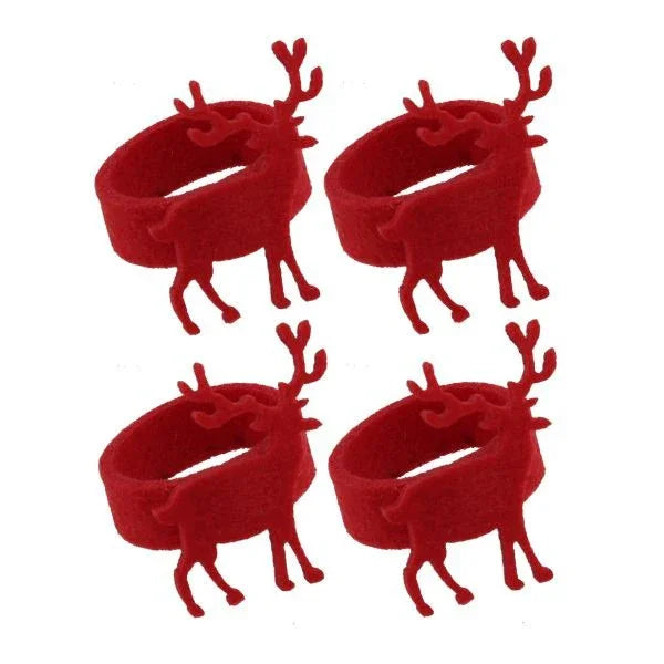 Red Felt Napkin Holders by Juliana