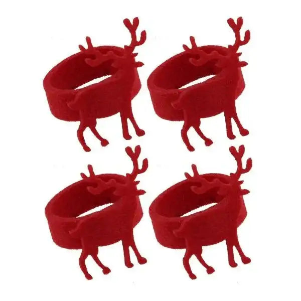 Red Felt Napkin Holders by Juliana