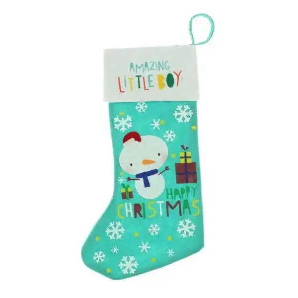 Amazing Little Boy Stocking by Juliana