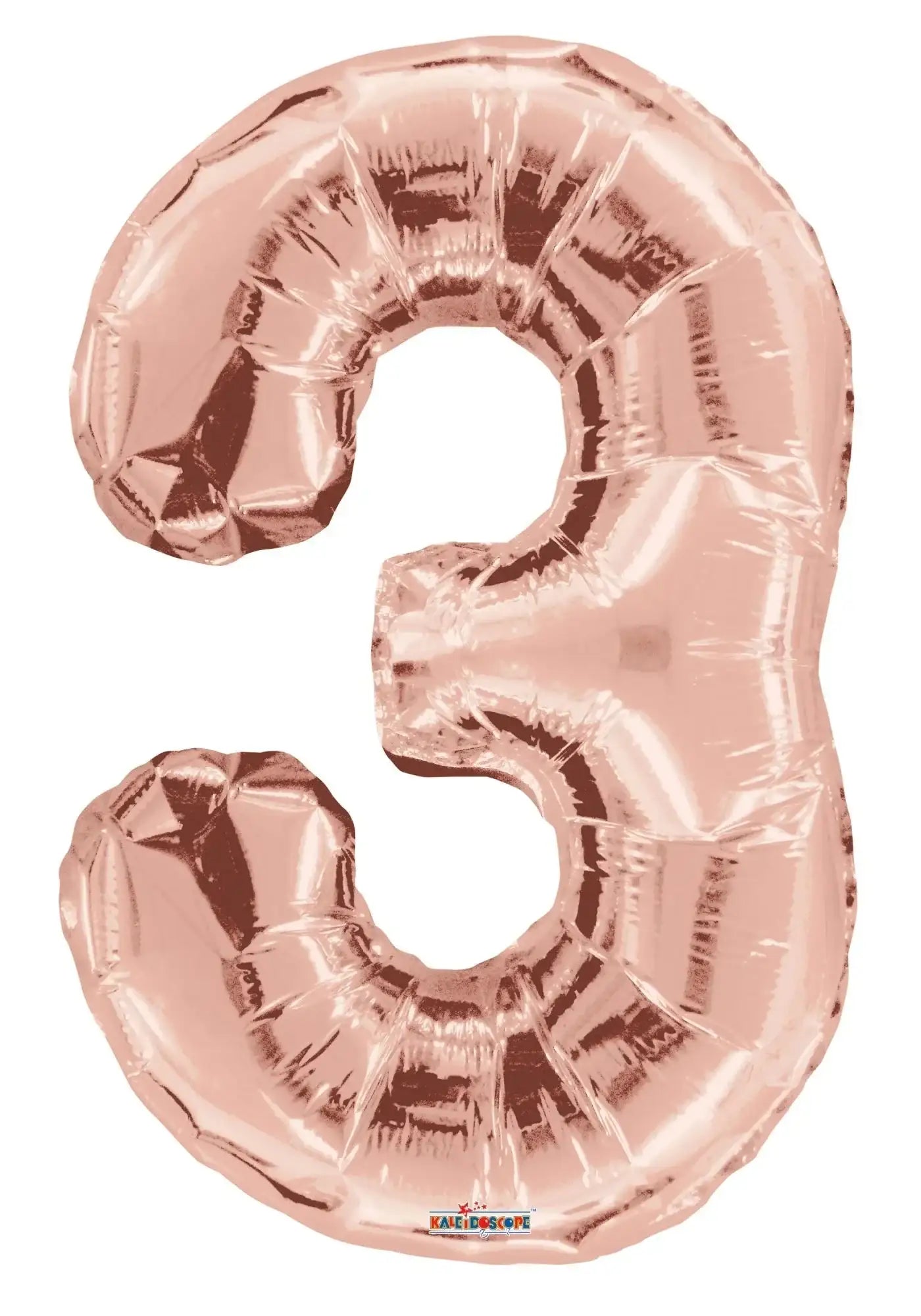 34 Inch Number Balloon - 3 - Rose Gold