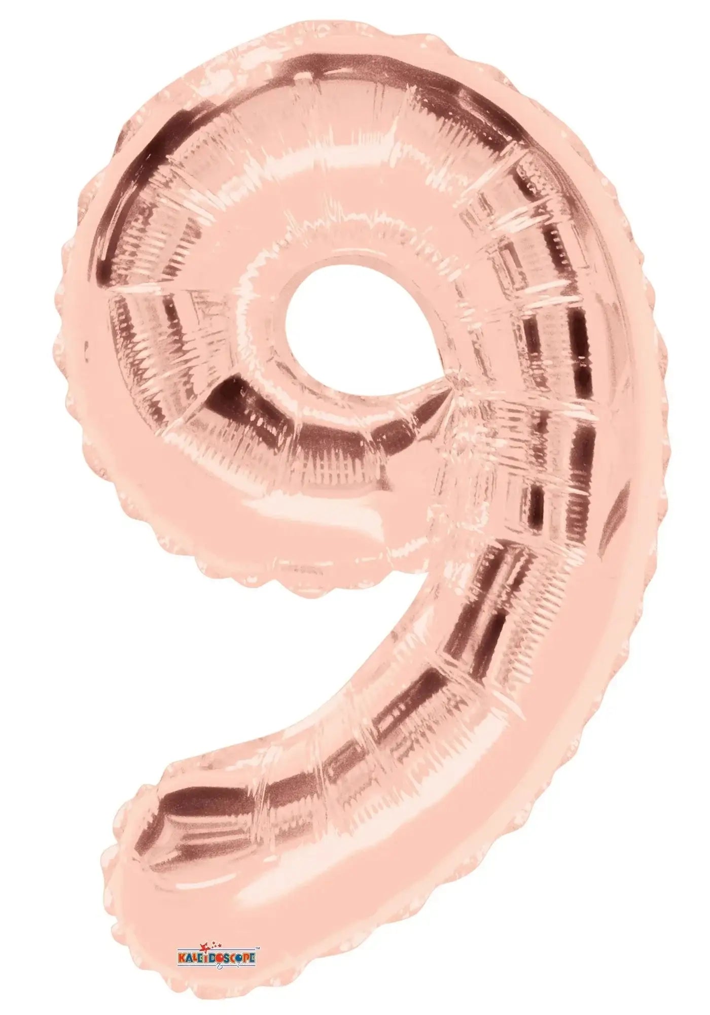34 Inch Number Balloon - 9 - Rose Gold