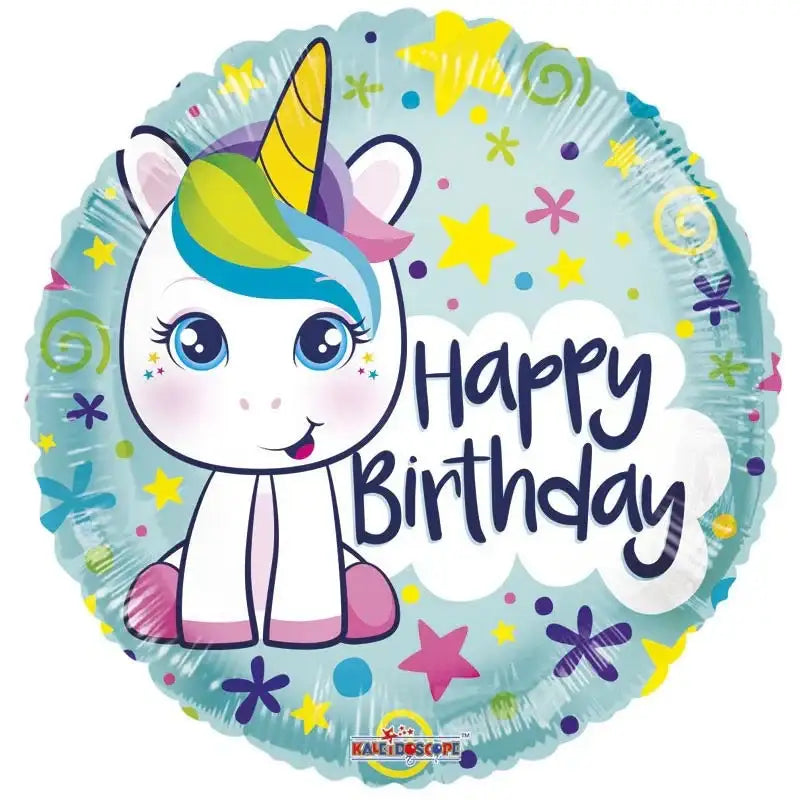 18 Inch Birthday Cute Unicorn Balloon