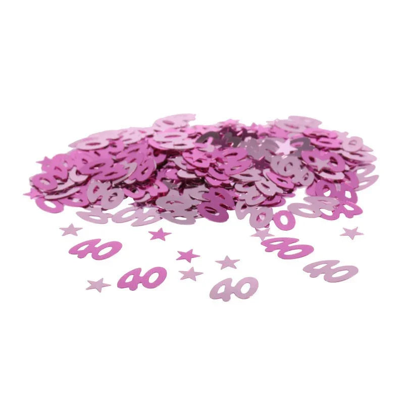 Mini Stars 40 Confetti - Pink