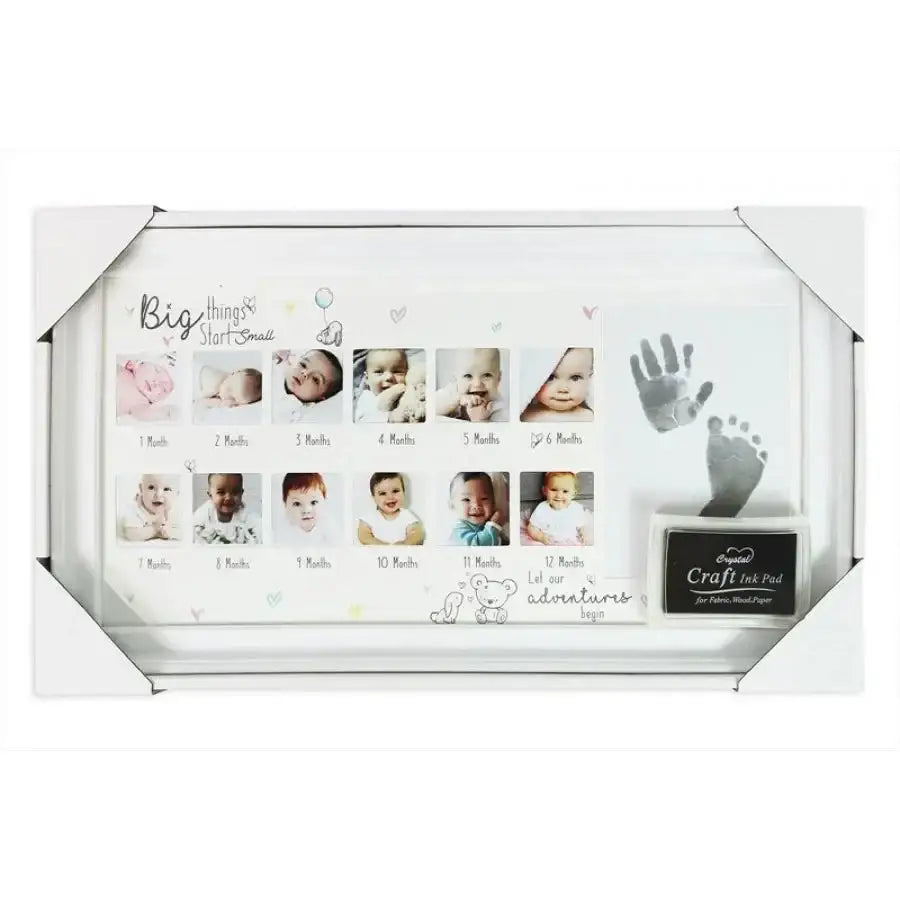 Hugs and Kisses My First Year Photo Frame