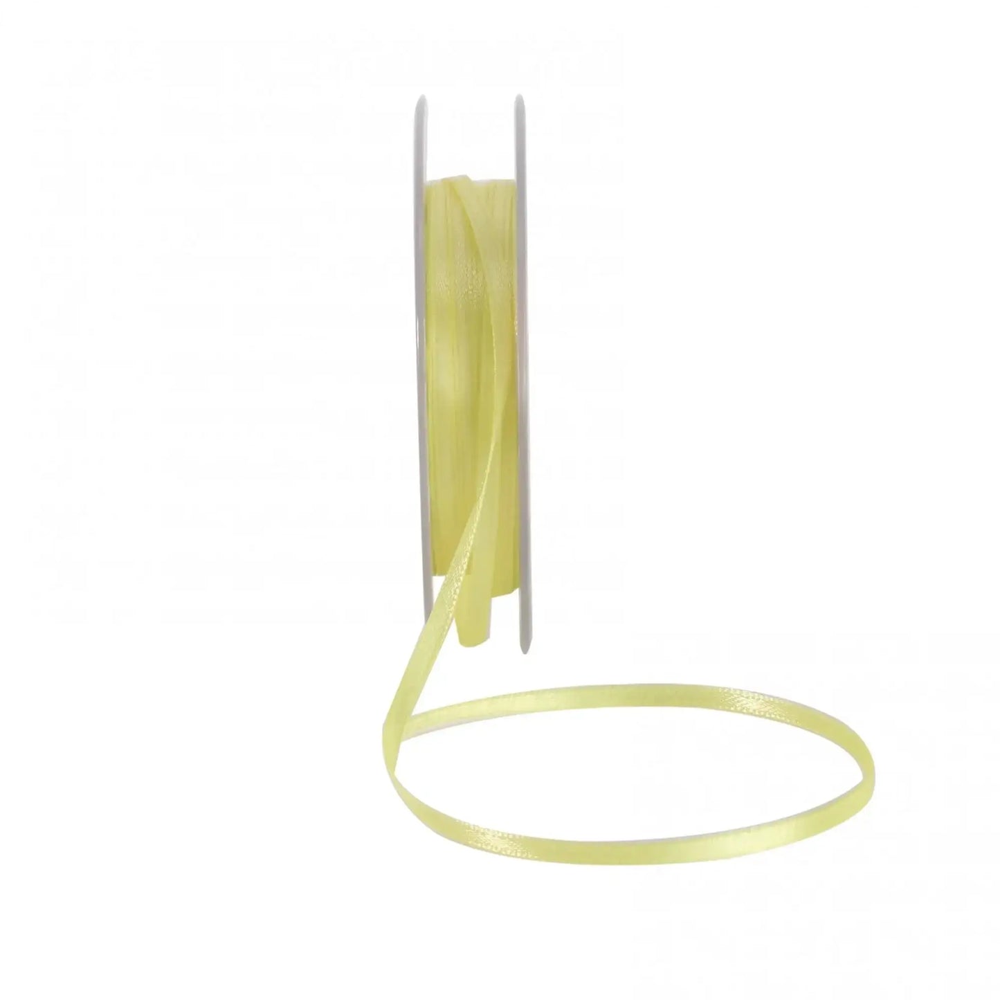 Light Yellow Satin Ribbon 3mm