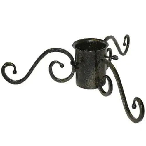 Noble Christmas Tree Stand - Black/Gold - 10cm (4 Inch)