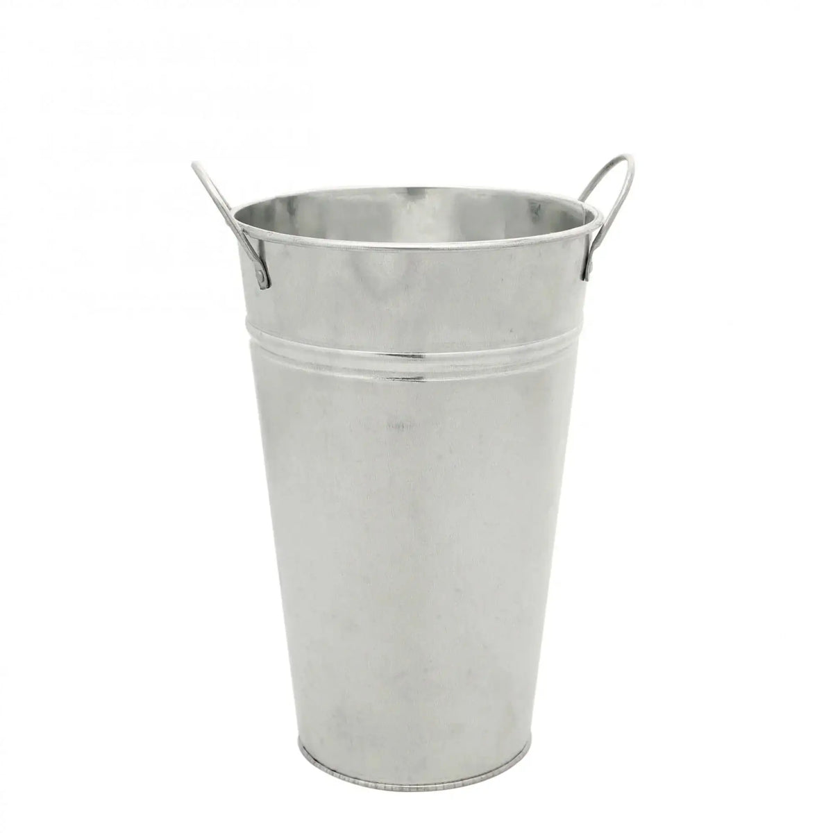 Galvanised Vase 25cm