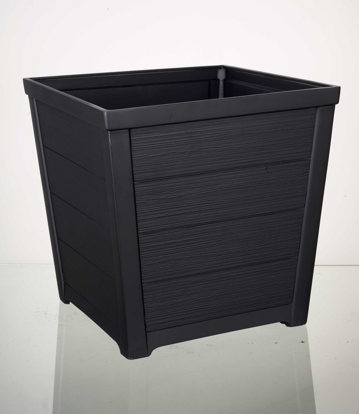 Discover the 40cm Square Taper Planter - Anthracite at Bristow Direct
