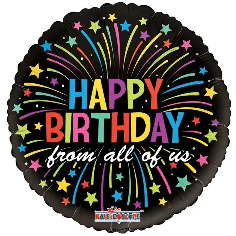 18 Inch Birthday - Birthday From All Of Us Balloon