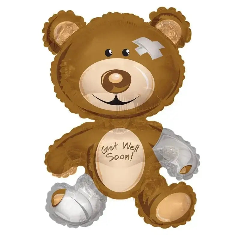 Bear Get Well Balloon (36 Inch)
