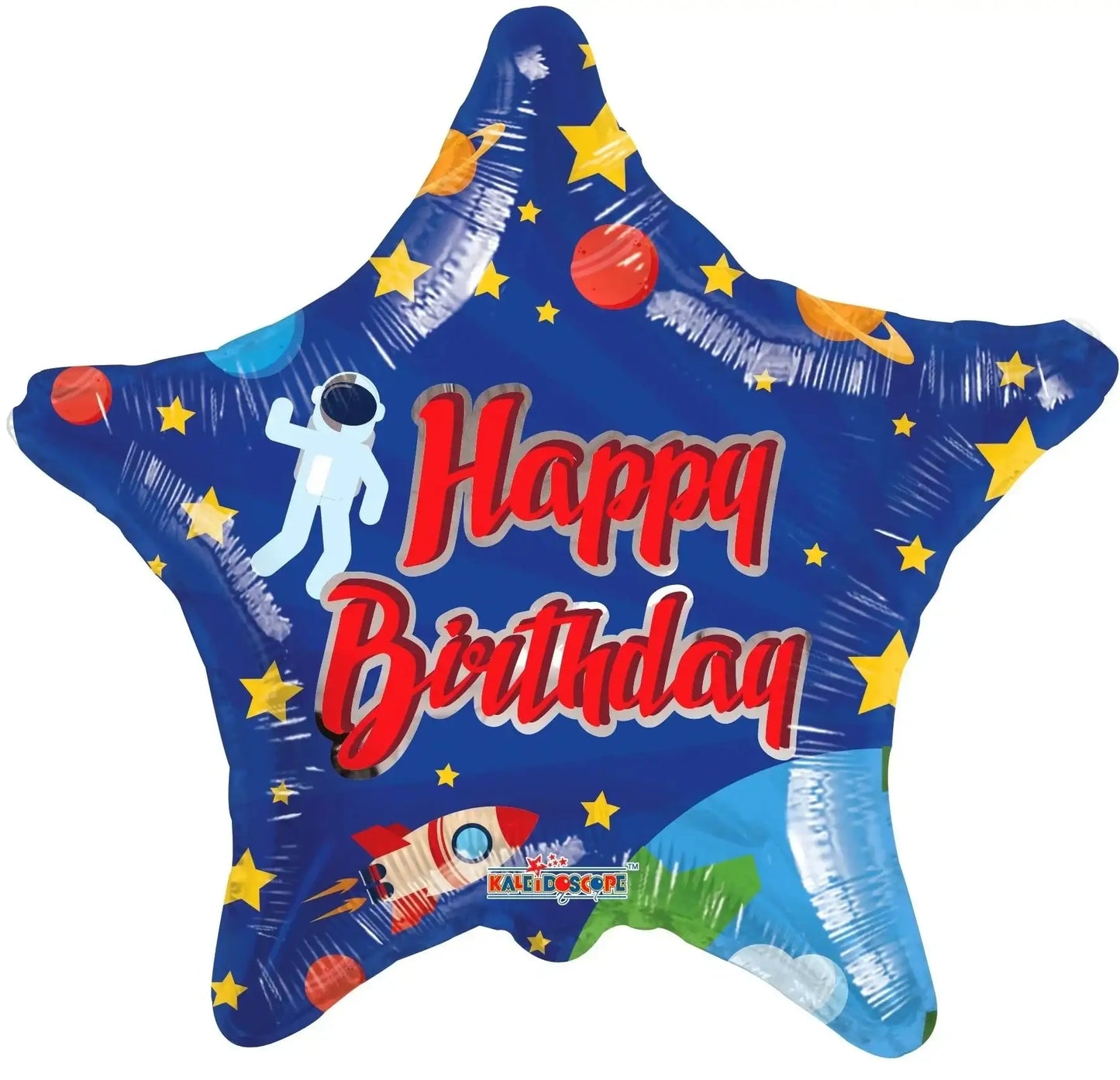 Happy Birthday Space Balloon (18 Inch)