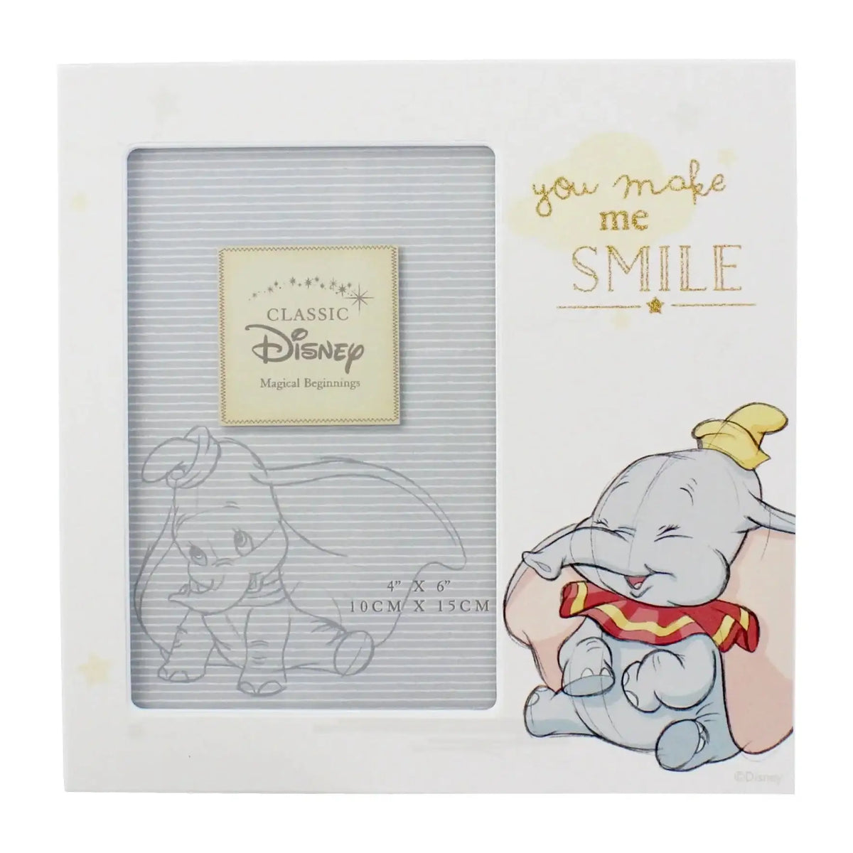 Disney Magical Beginnings Dumbo Frame 4 Inch x 6 Inch