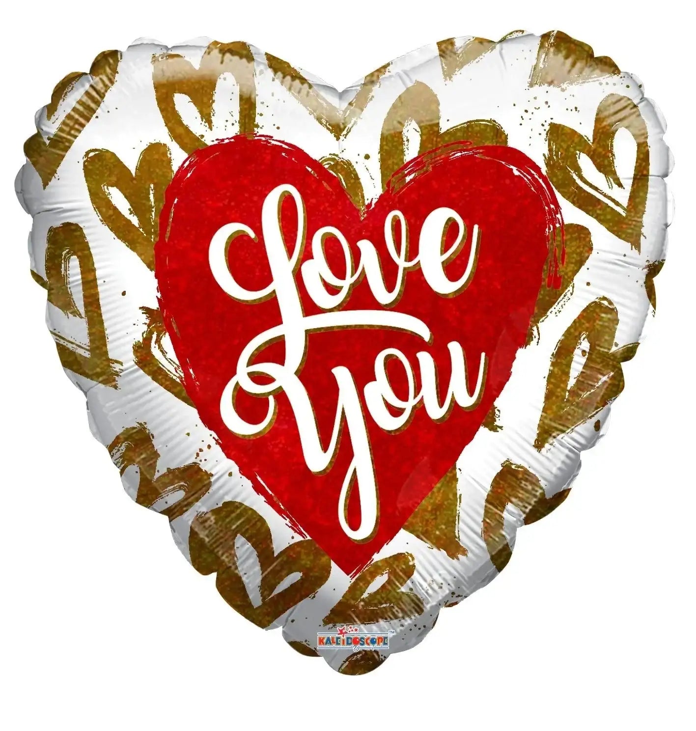 Holographic Hearts Love Balloon (18 Inch)