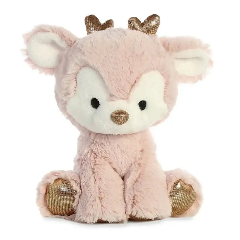 Plush Pink Reindeer 8 Inch