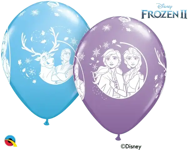 11 Inch Latex Special Assorted Frozen II Balloons (x25)