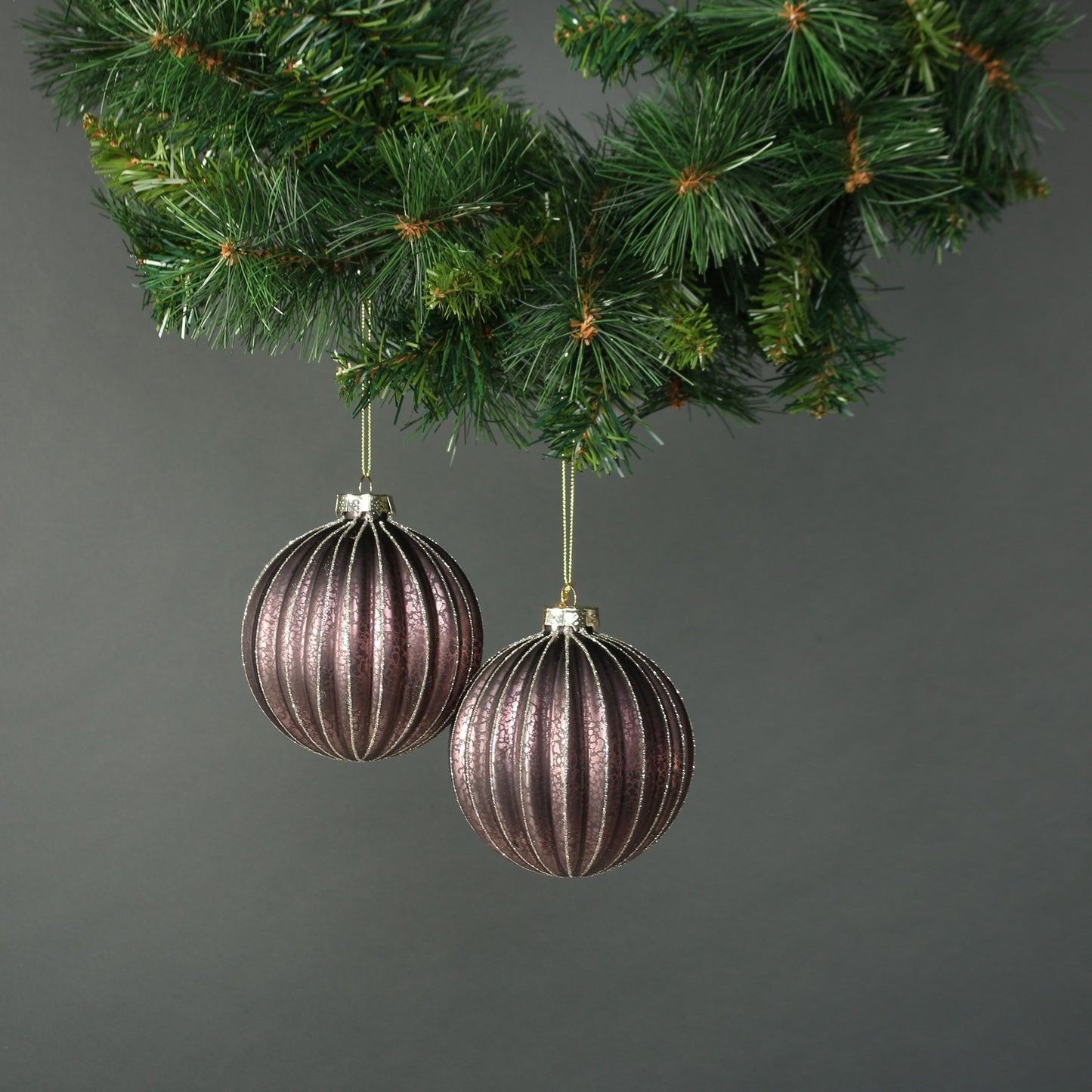 Isla 10cm Glass Pumpkin Bauble