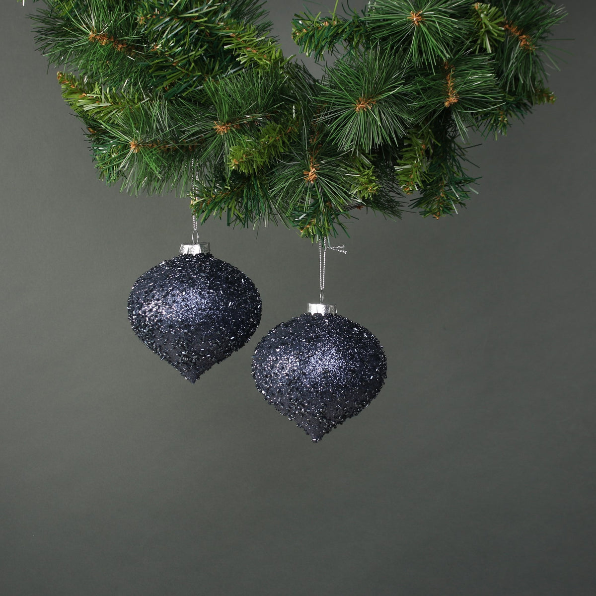 Discover the Marin 10cm Glass Onion Bauble Blue (4) at Bristow Direct