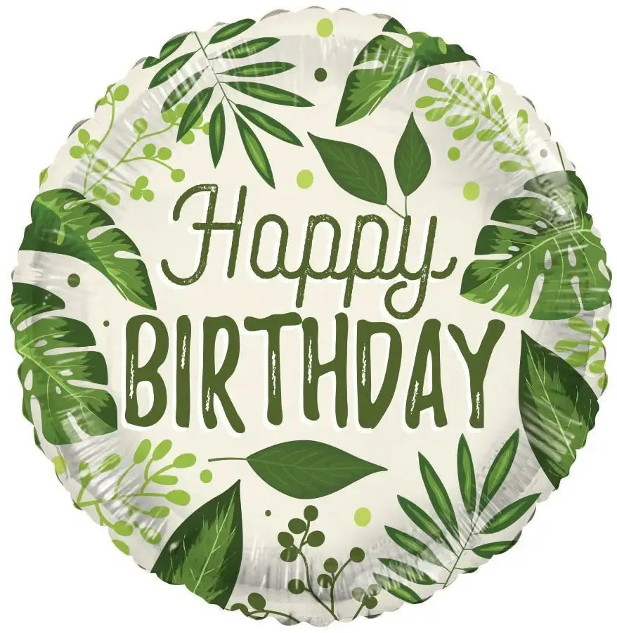 18-Inch ECO ONE Balloon - Birthday Nature