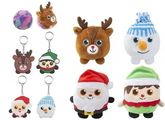 9Cm Cuddle Cup FlipEms 4 Asst Xmas Surprise