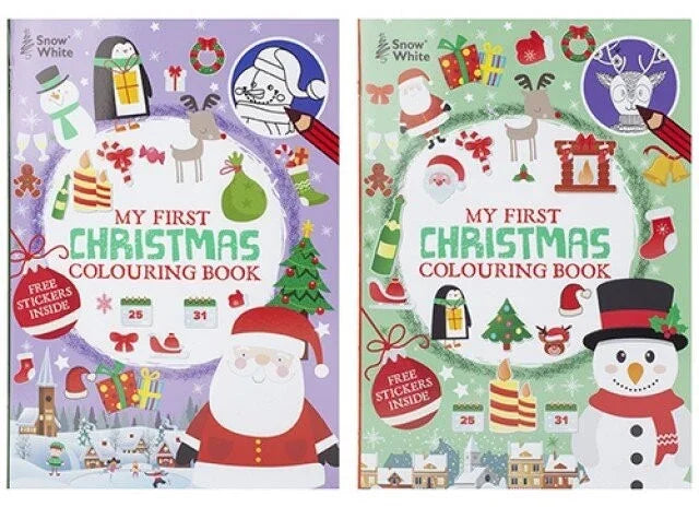 Extra Large My First Christmas Colouring Book
