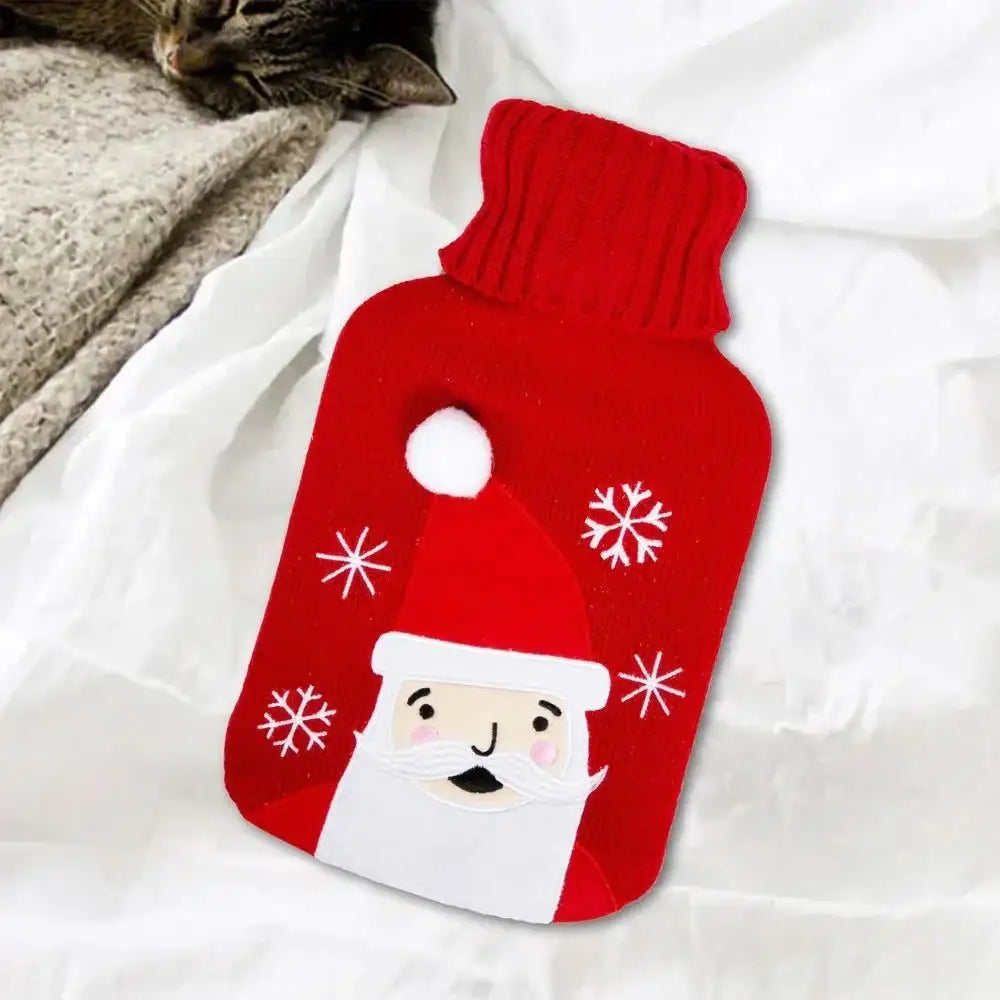 Santa Claus - Hot Water Bottle and Knitted Cover