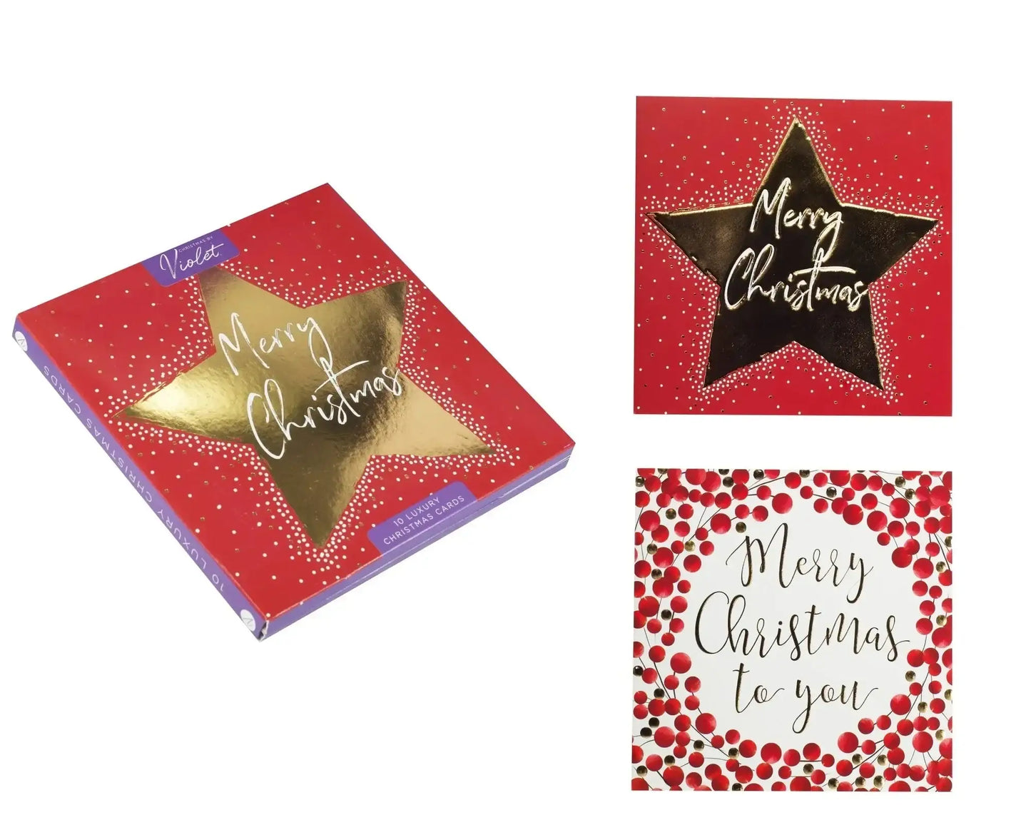 Merry and Bright 10 Pack Cards