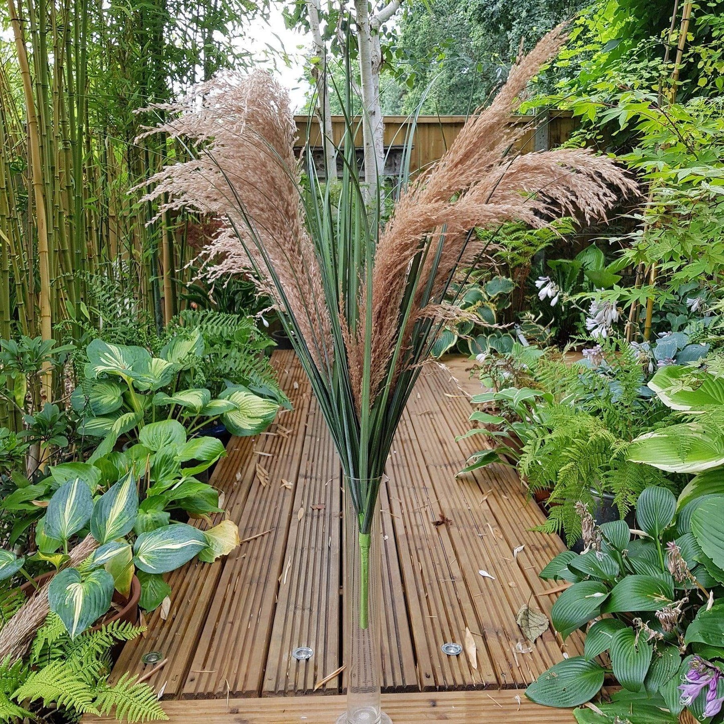 Pampas Bush 3 heads (85cm)