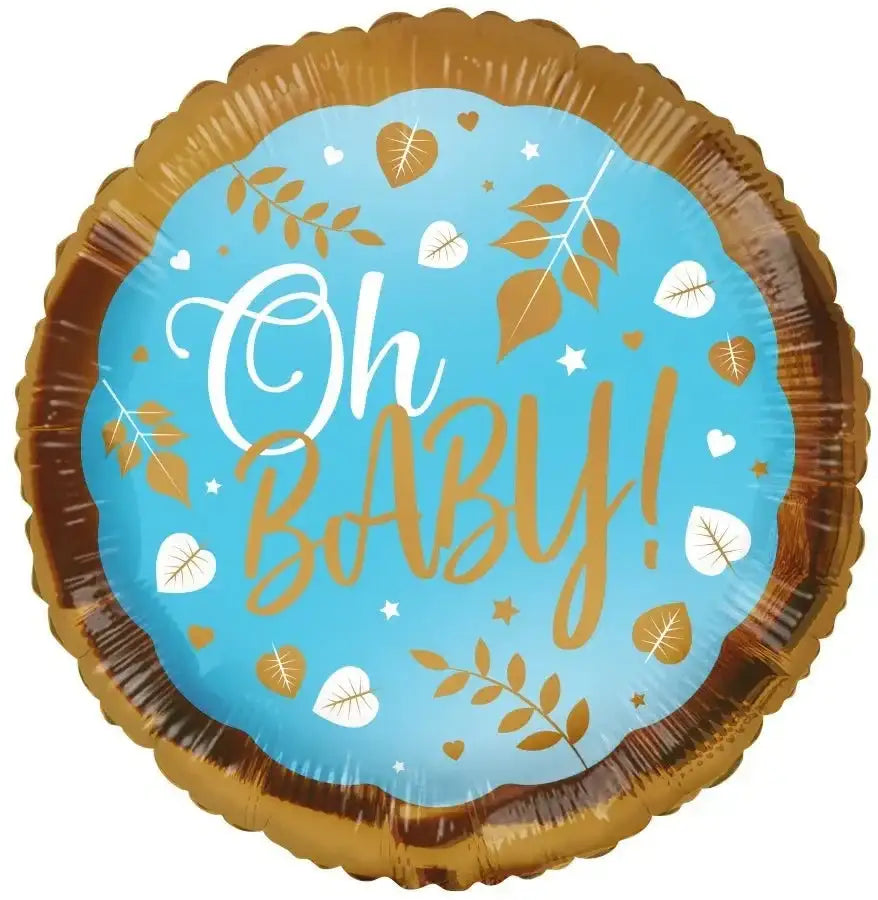 ECO Balloon - Oh BabyExclamtion Mark! Blue (18 Inch)
