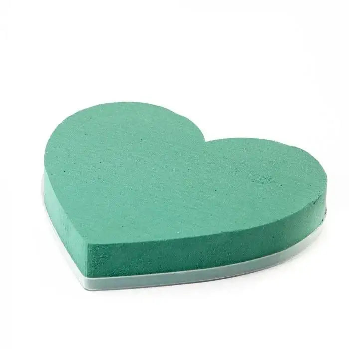 7 Inch Solid Heart Oasis Floral Foam (2 pack)