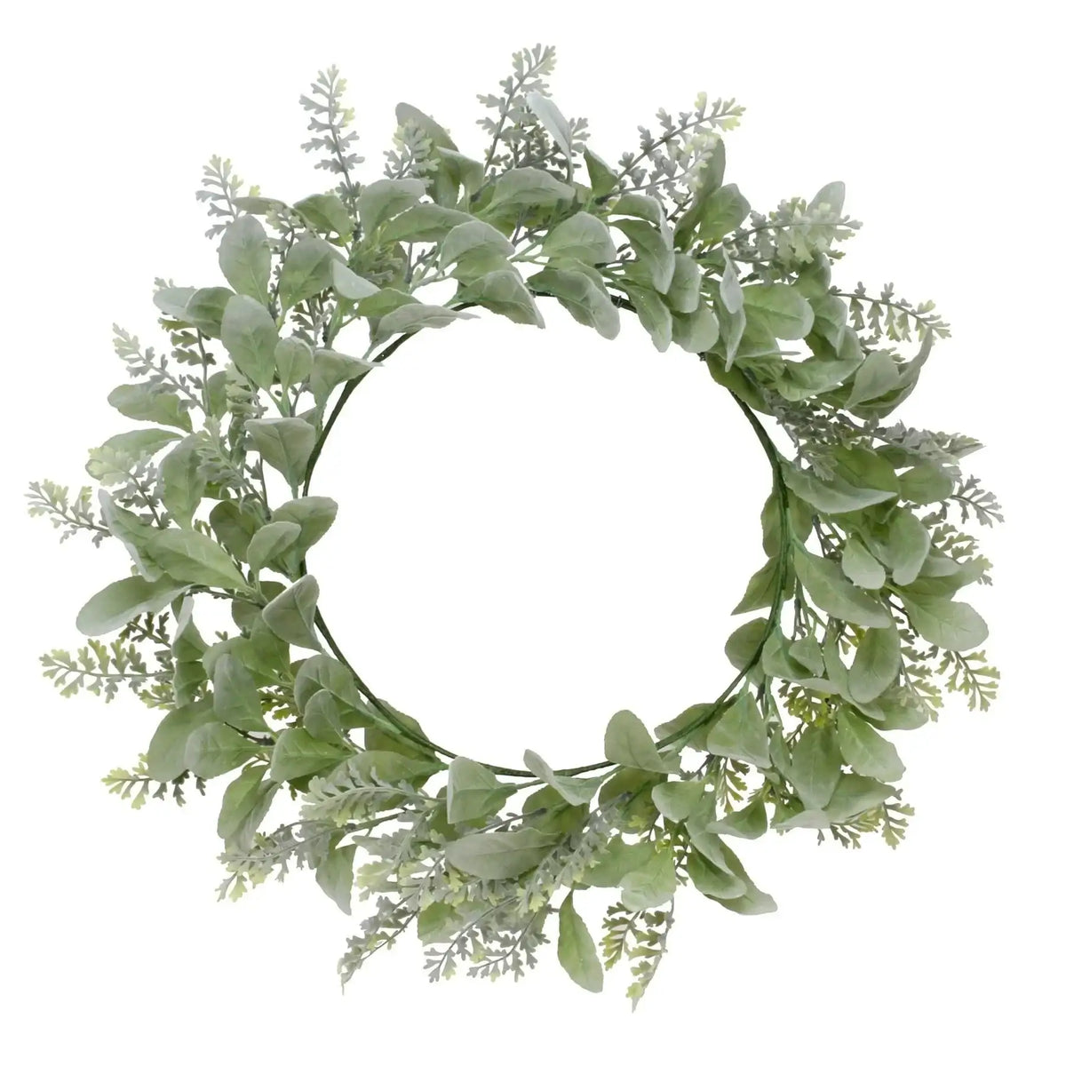 Lambs Ear and Foliage Wreath (60cm)