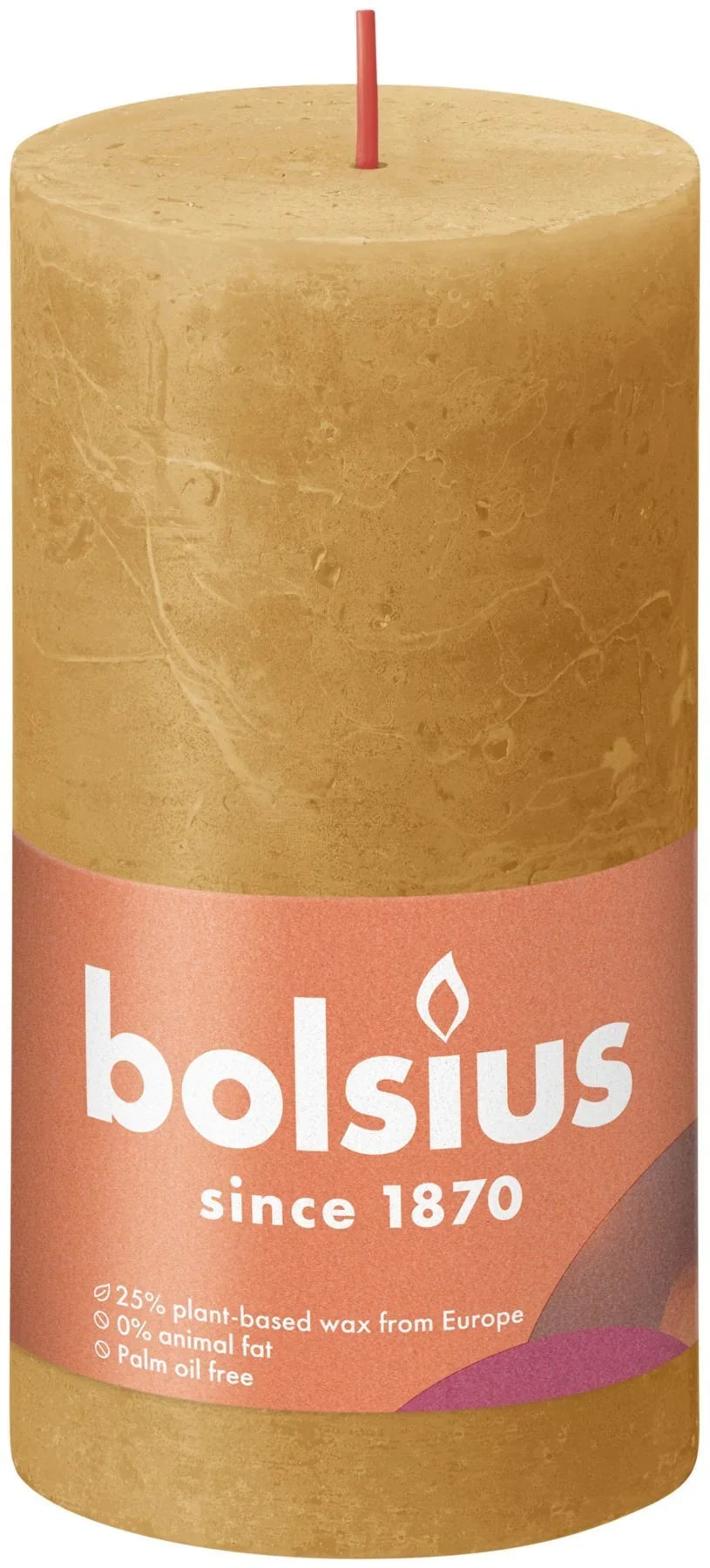 Honeycomb Bolsius Rustic Shine Pillar Candle (130 x 68mm)