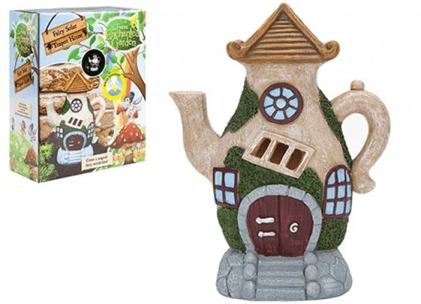 Secret Fairy Solar Teapot House