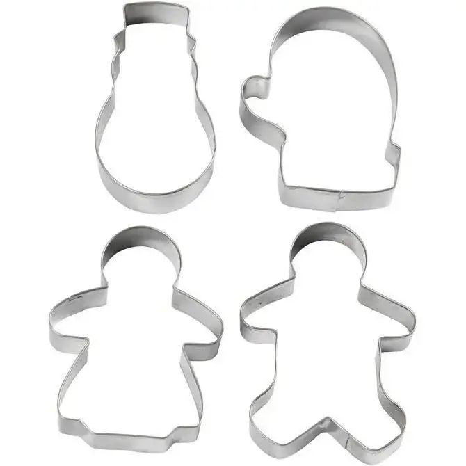 Cookie cutters (Snowman Glove Ginger Women and Ginger Man)