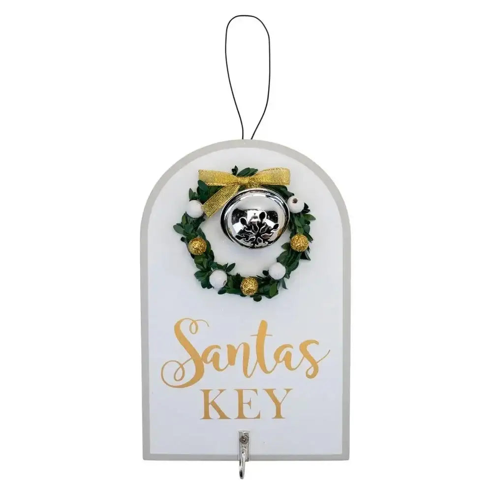 Santas Key Hook Plaque