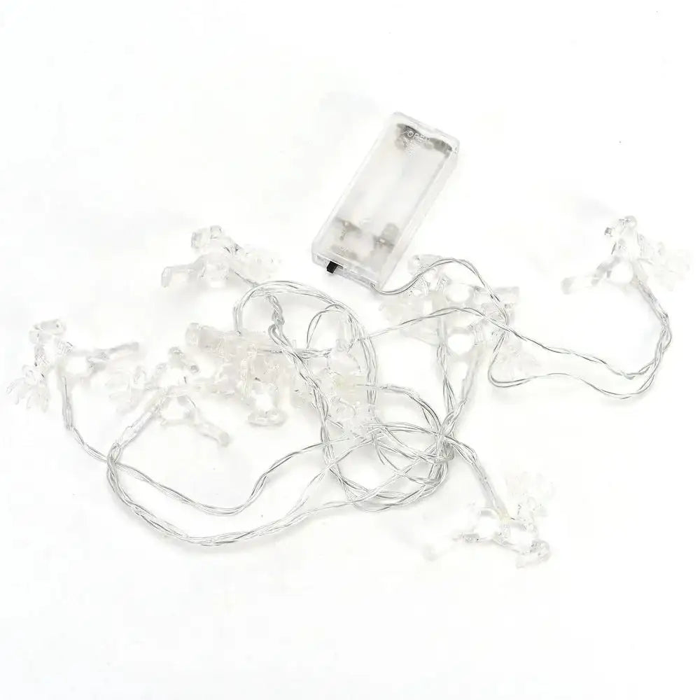 Reindeer Shaped LED Light String (200cm)