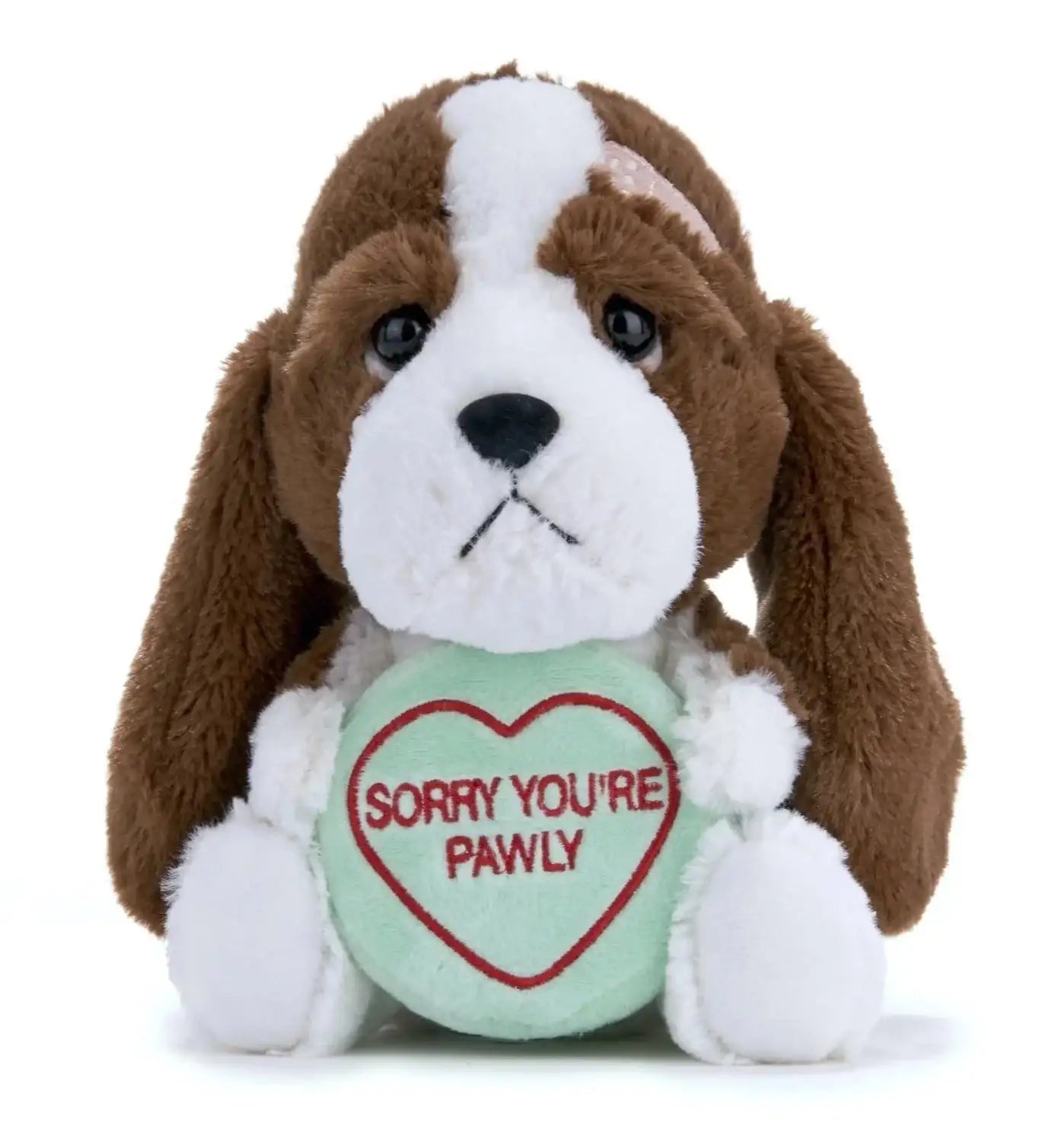 Love Hearts Sorry Youre Pawly Dog Plush18cm (7Inch)
