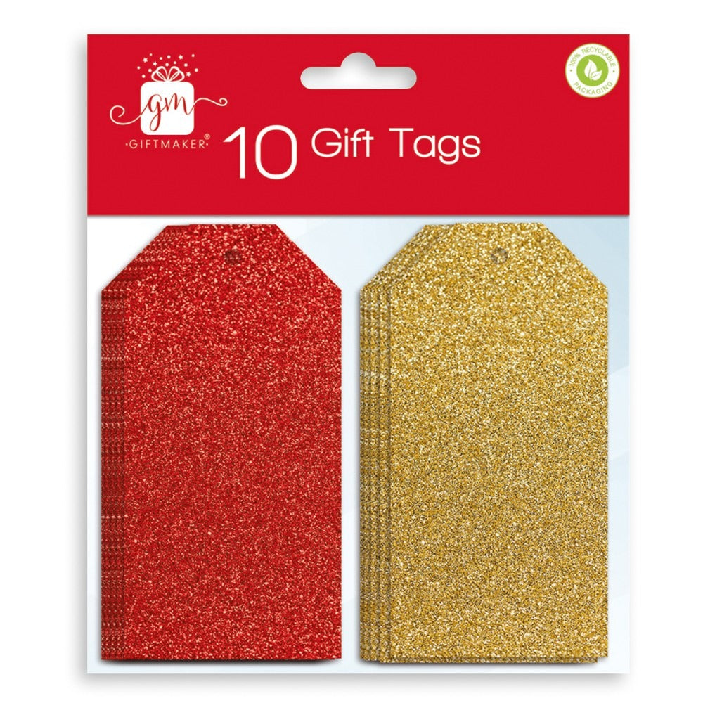 Red and Gold Gift Tags