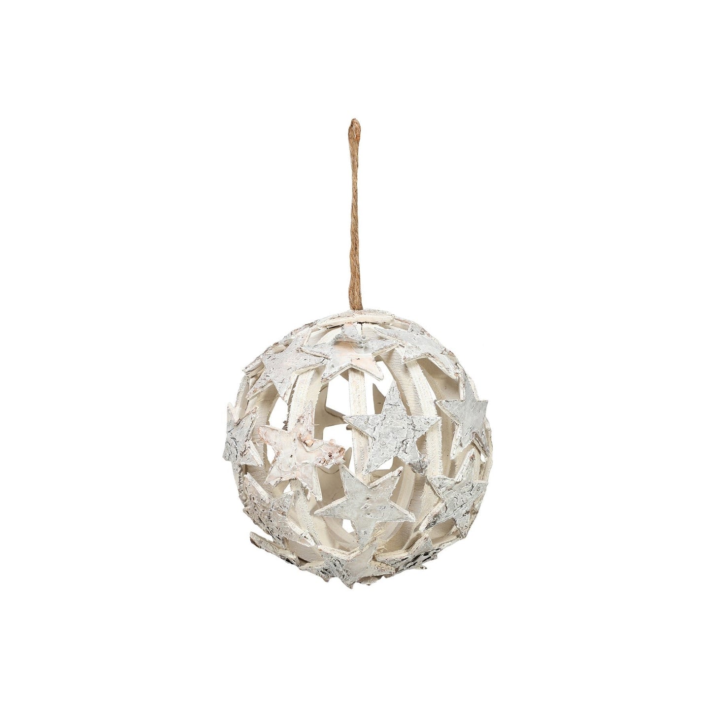 Discover the Winter Wonderland White Washed Star Bauble (Dia15cm) at Bristow Direct