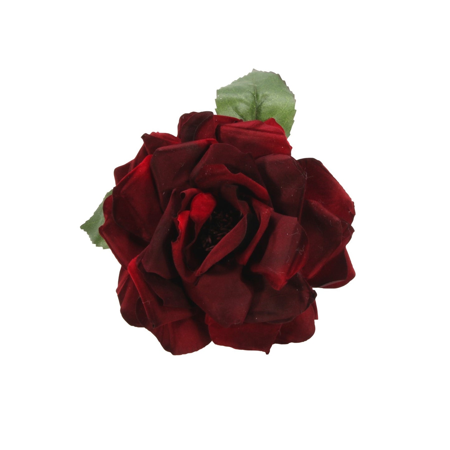Burgundy Rose Plush with Clip