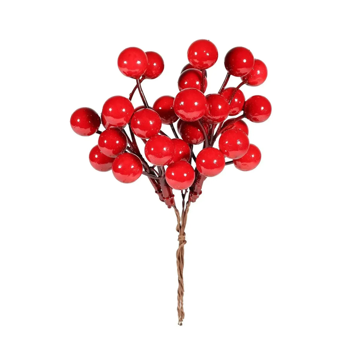 Bristow Direct red berry bunch artificial stems for home decor