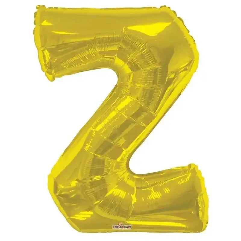 34 Inch Letter Balloon - Z - Gold