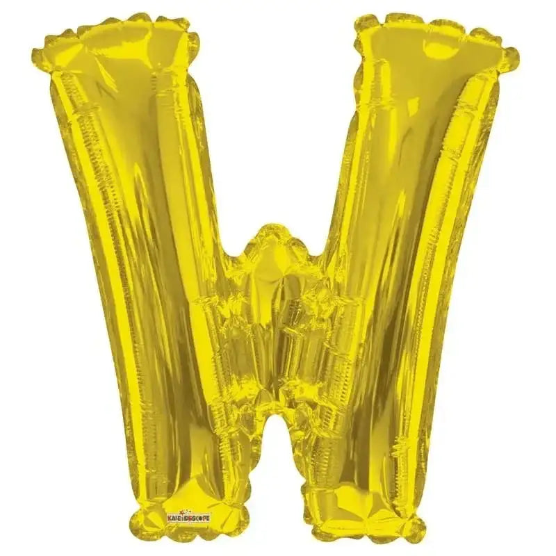 34 Inch Letter Balloon - W - Gold