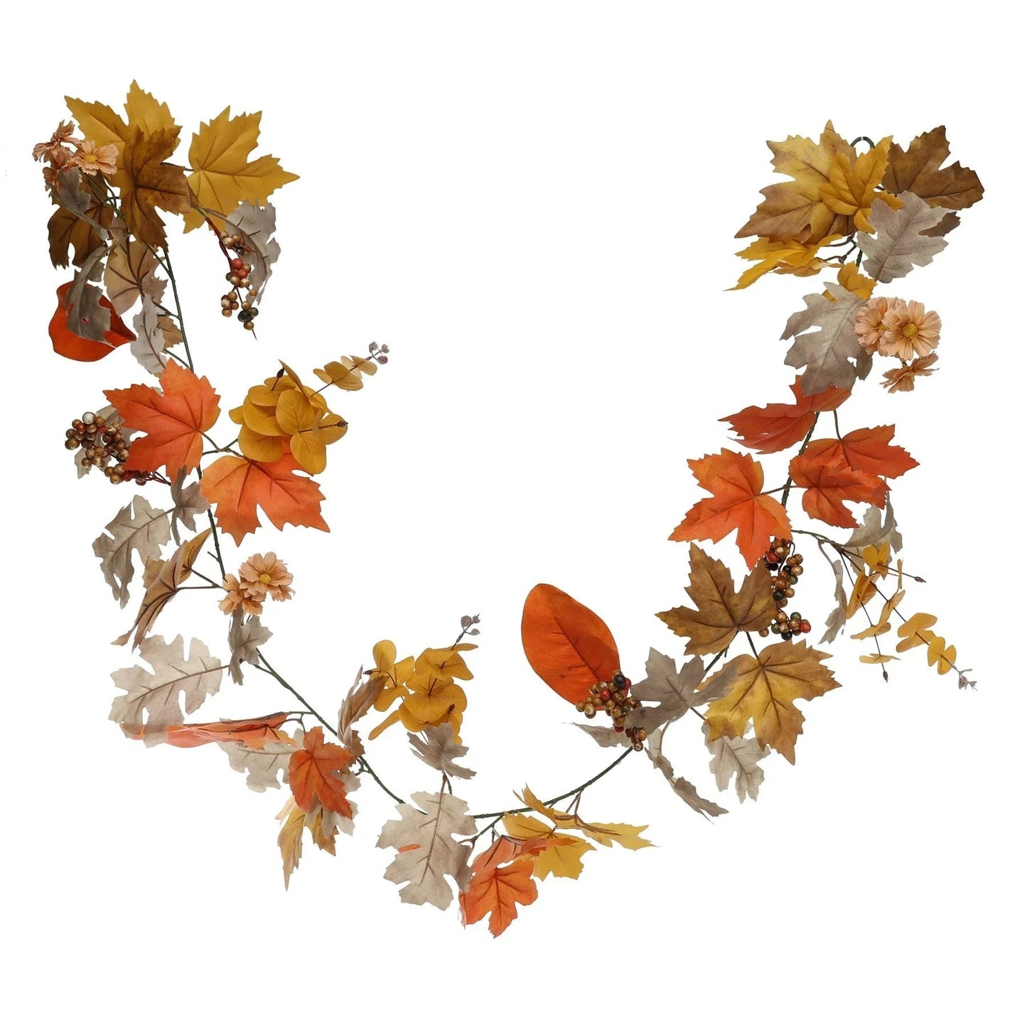 Glamis Autumn Mix Garland (180cm) Orange (6/48)