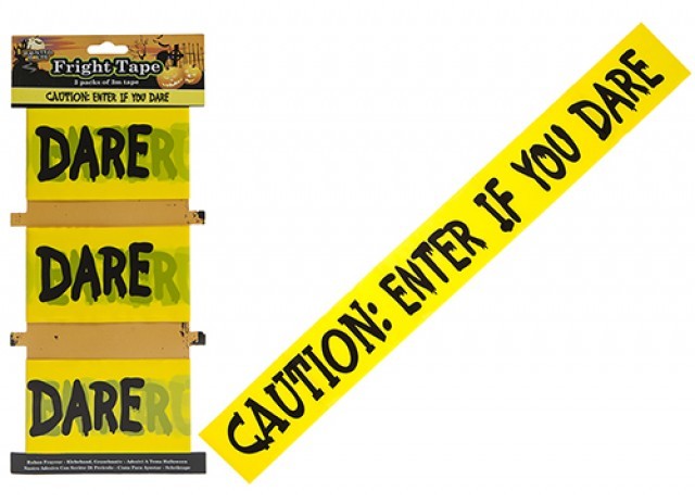Discover the Halloween Printed Fright Tape (3x3m) at Bristow Direct