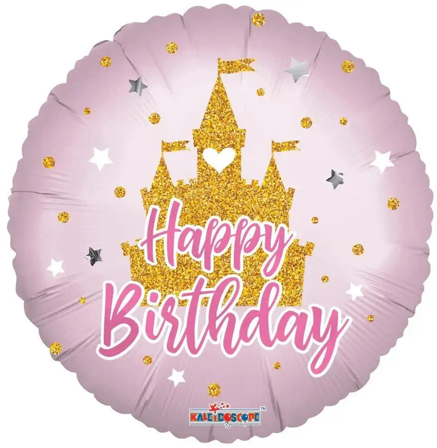 ECO 18Inch Metallic Castle Birthday Balloon