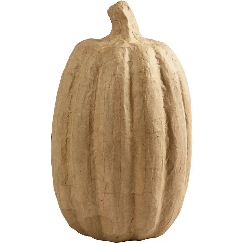 Rustic paper mache pumpkin decor for fall home styling and seasonal celebrations