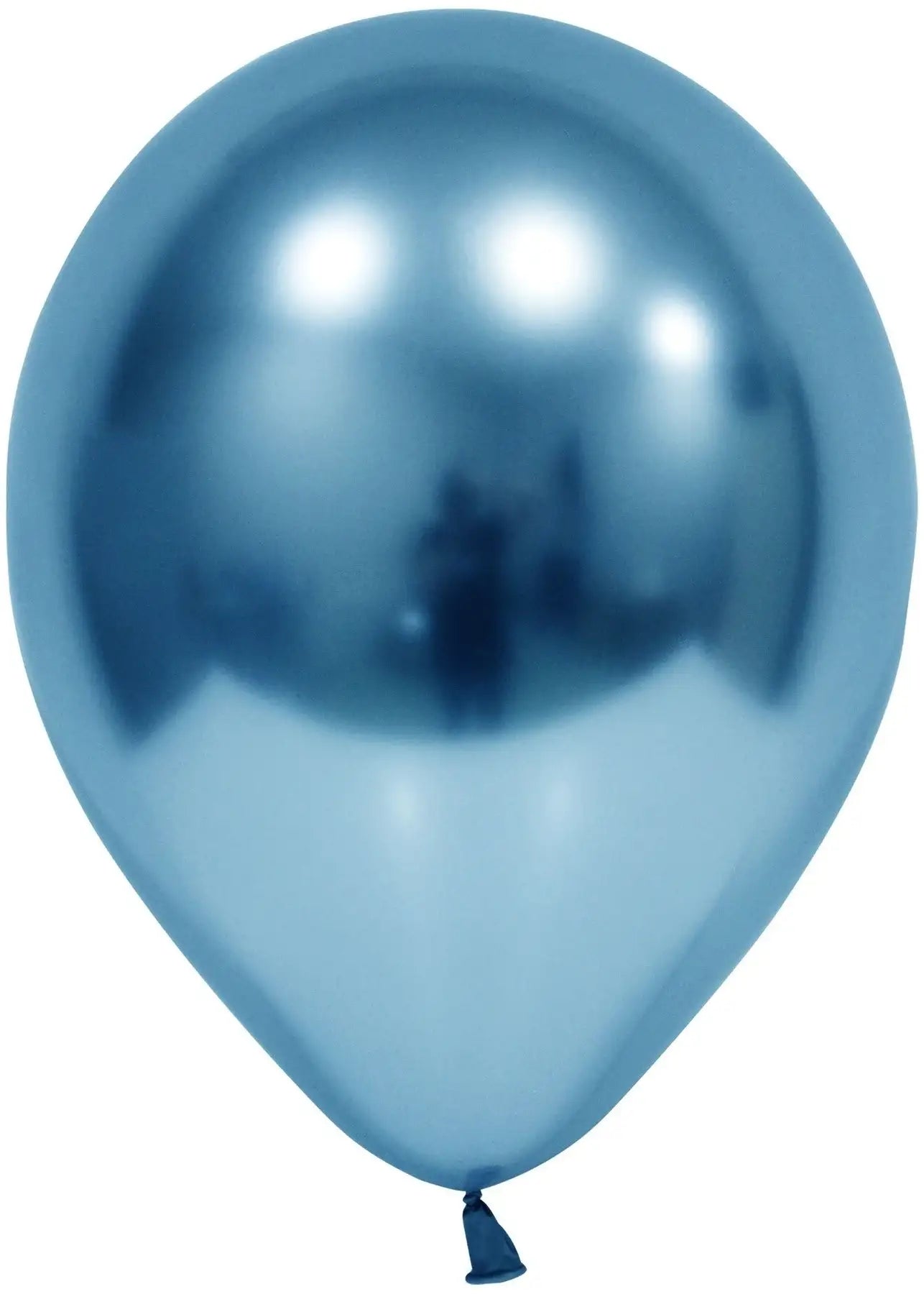 Blue Chrome Latex Balloon - 12 Inch (Pk 50)